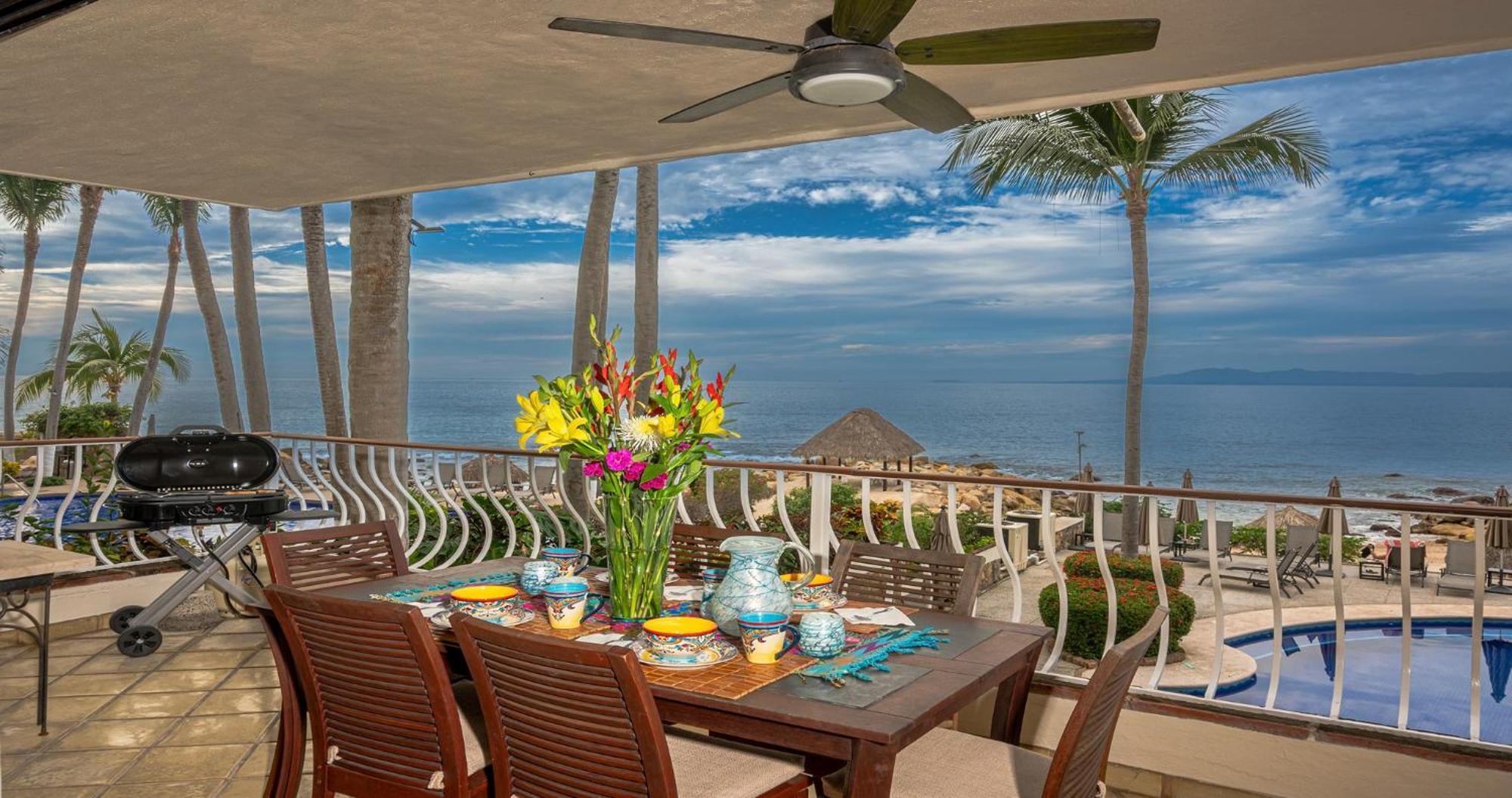 Ocean Front, 3 Bedroom, 3 Bathroom, Casa Natalia, Playa Esmeralda Puerto Vallarta Exterior foto